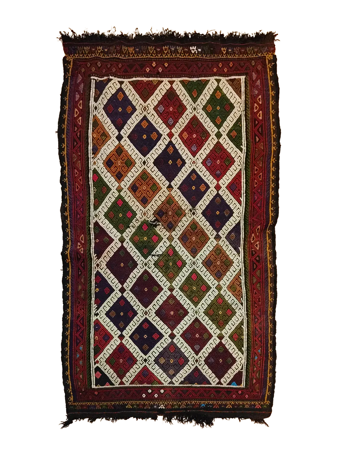Karapınar Cicim Lattice — handwoven cicim from Karapınar
