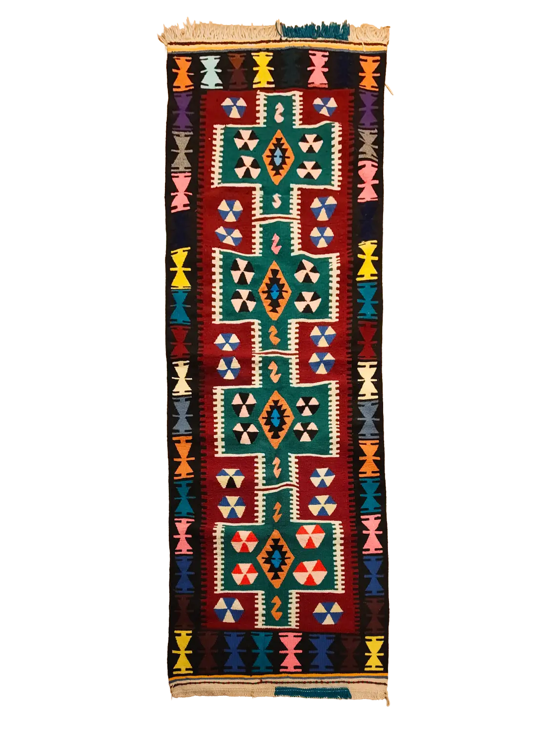 Aksaray Corridor Runner — handwoven kilim from Central Anatolia